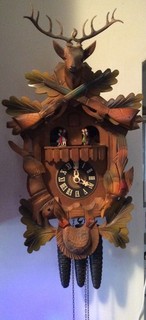 Musical Coo Coo Clock (Untested) For Parts or Repair