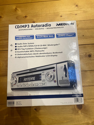 Medion Autoradio CD/MP3-Player/USB/SD/MMC-Kartenleser (OVP)