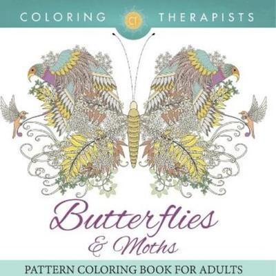 Coloring Therap Butterflies & Moths Pattern Coloring B (Taschenbuch) (US IMPORT)