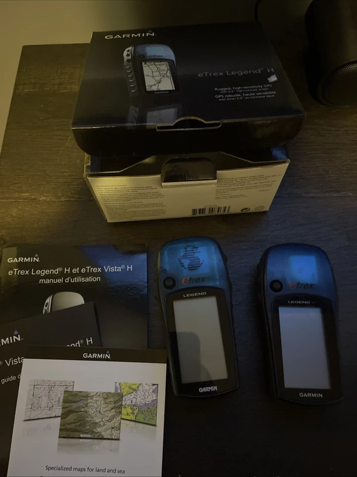 Garmin eTrex Legend H Handheld X2 Tested Both Working - Image 2 of 4