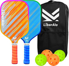 Pickleball Paddles Set of 2, USAPA Approved Carbon Fiber Pickle Ball Paddle, P