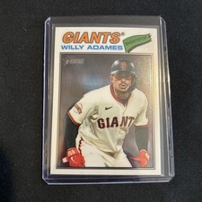Willy Adames 2026 Topps Heritage #327 Chrome Parallel ~ San Francisco Giants
