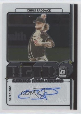 2021 Panini Donruss Optic Retro Signature Series Chris Paddack #RET-CP Auto 6q5