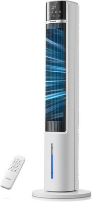 FOHERE Luftkühler & Wasserkühlung Verdunstungskühler, Ultra-Leise Ventilator