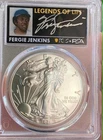 2021 (P) $1 Silver Eagle Emergency  T1 PCGS MS70 Legends of Life Fergie Jenkins