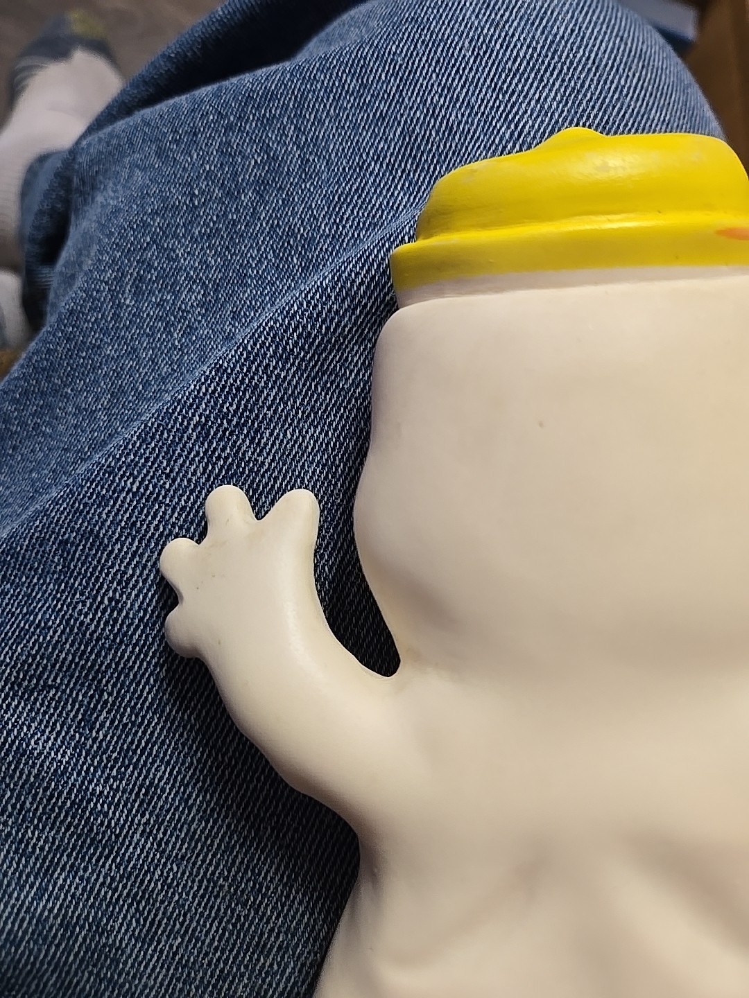 Vintage 1970s General Mills Product People Boo Berry Vinyl Figure Toy Squeaky