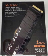 1TB WD Black SN850X SSD NVMe M.2 2280 Gen4 Solid State Drive & Heatsink