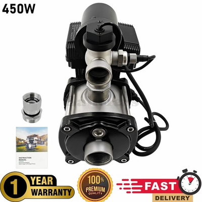 #ad #ad NEW Water Pressure Booster Pump with Smart Controller for Whole House 115V 450W $335.00