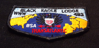 Black Eagle Lodge #482 WWW BSA Order of the Arrow OA Transatlantic Council Patch