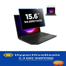 15.6" Widescreen Privacy Filter - Easy Install Anti-Glare Protector for Laptops