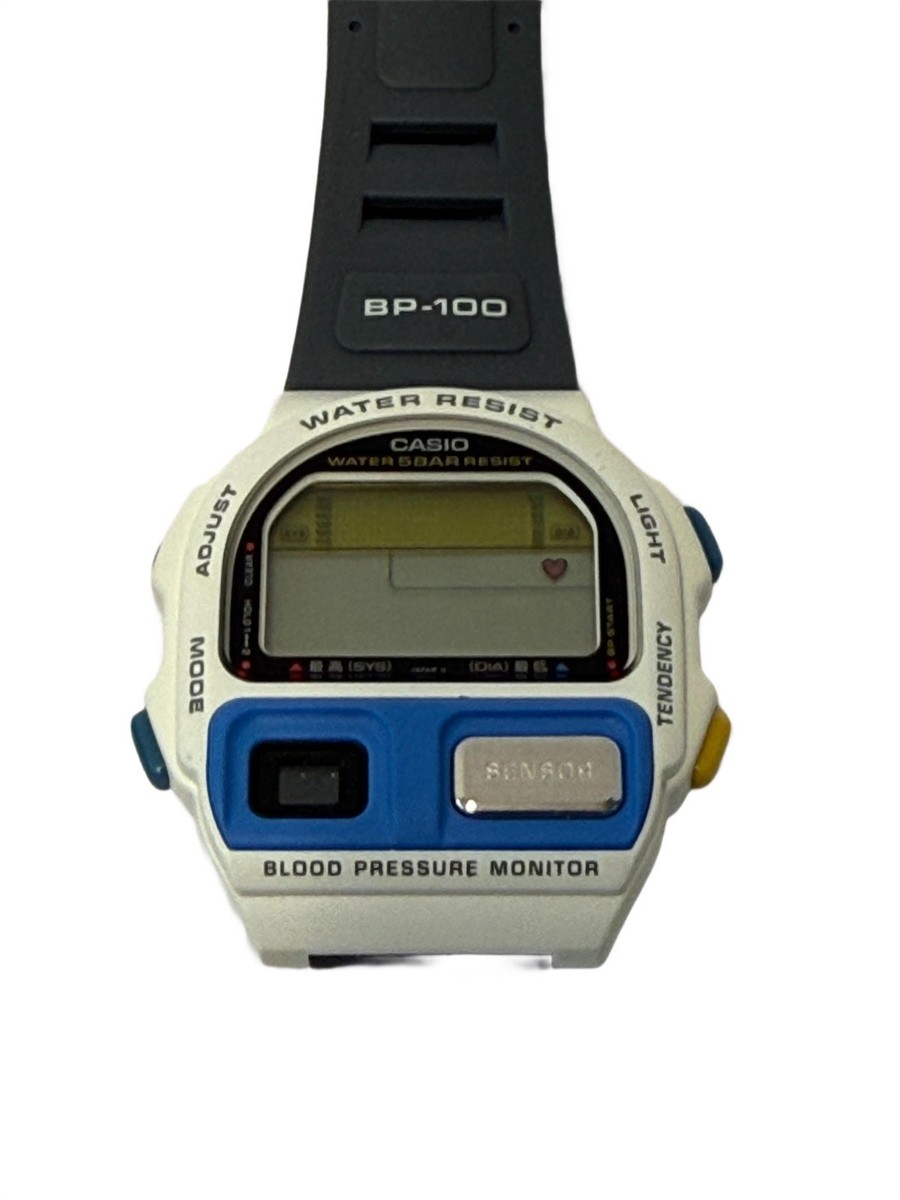 90s CASIO BP-100 血圧ウォッチャ(ベルト破損あり、現状渡し) 90s CASIO BP-100 血圧ウォッチャ(ベルト破損あり、現状渡し) - メルカリ