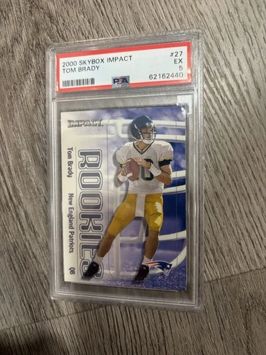 2000 Skybox Impact Tom Brady PSA 5