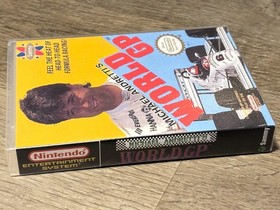 Michael Andretti's World GP Nintendo Nes w/Clamshell Case Tested Authentic
