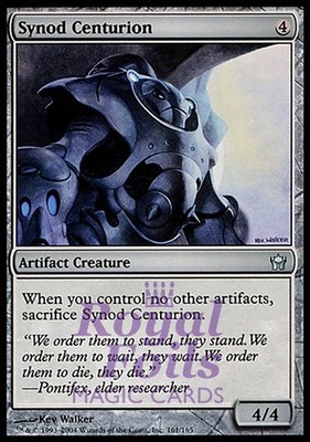 Synod Centurion 2x FOIL 5DN MTG Fifth Dawn Uncommon MINT artifact