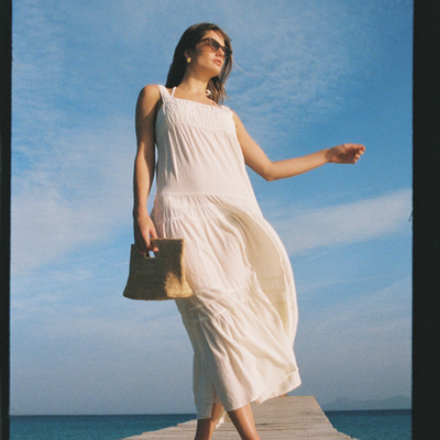 maxi wrap long sleeve dress LUCIANNA MAXI WRAP DRESS