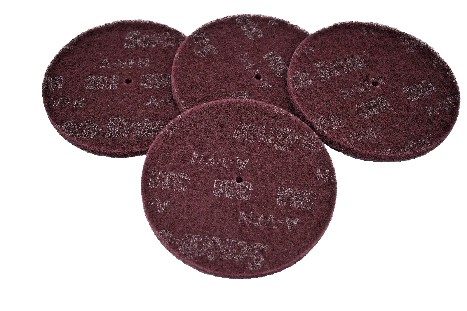3M Scotch-Brite 6" x 1/4" A VFN 00666 High Strength Disc Lot of 6