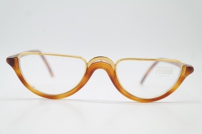 Vintage Brille Gianfranco Ferre GFF 11/N Braun Gold Oval Brillengestell