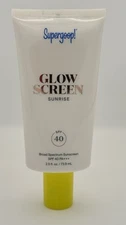 SUPERGOOP Glow Screen SPF 40 (sunrise) 2.5 Oz Exp-05/2027 (NB) Jumbo Size