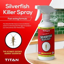 1 Ltr Big Value - Silverfish Killer Spray Professional Strength Treatment Fast