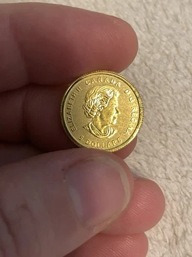 CAD .9999 1/10 OZ 2018 PURE GOLD COIN $5 USA EAGLE & CAD MAPLE LEAF COLLAB