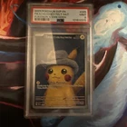 Pokemon Pikachu Grey Felt Hat Van Gough Psa9