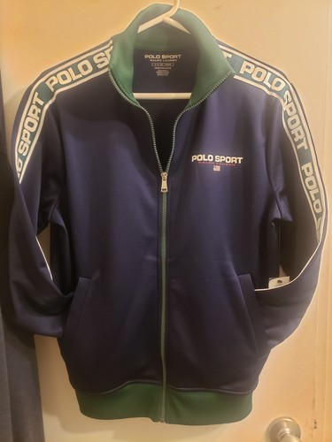 Brand New Mens Ralph Lauren Polo Sport Fleece Track Jacket =Small - Picture 2 of 5
