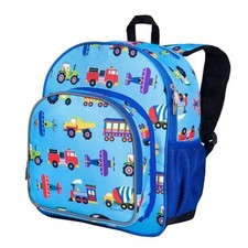 12-inch Kids Backpack   Padded, Adjustable, 12 Inch Trains, Planes, and Trucks