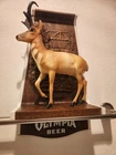 Vintage OLYMPIA Beer Wall Mount Sign Wildlife Series 3D ~ ANTELOPE