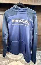 Denver Broncos Nike On Field Therma Fit Blue Hoodie- Size XL- Used