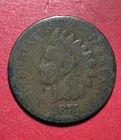 1875 US Indian Head Cent! Lower Mintage! Old US Coin!