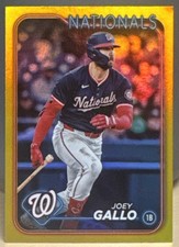2024 Topps Update Joey Gallo Gold Foil Parallel Washington Nationals US136