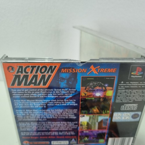 PS1 Action Man Mission Extreme - PlayStation 1 PS1 - PAL - Complete Case Cracked - Picture 9 of 9