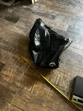 BLACK TARGET SHOPPING BAG LARGE REUSEABLE 18X15 X 4