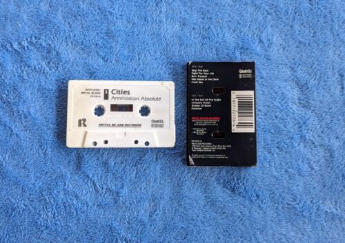 CITIES Annihilation Absolute Cassette Tape 1986 Speed Power Metal - Picture 3 of 4