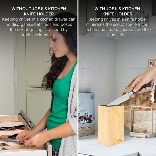 Joejis Universal Knife Block without Knives - Picture 4 of 8