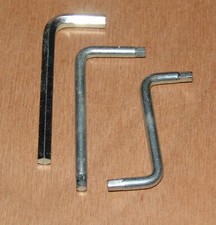 3 Inbusschlüssel - Größe 4 + 4 + 5 (17)