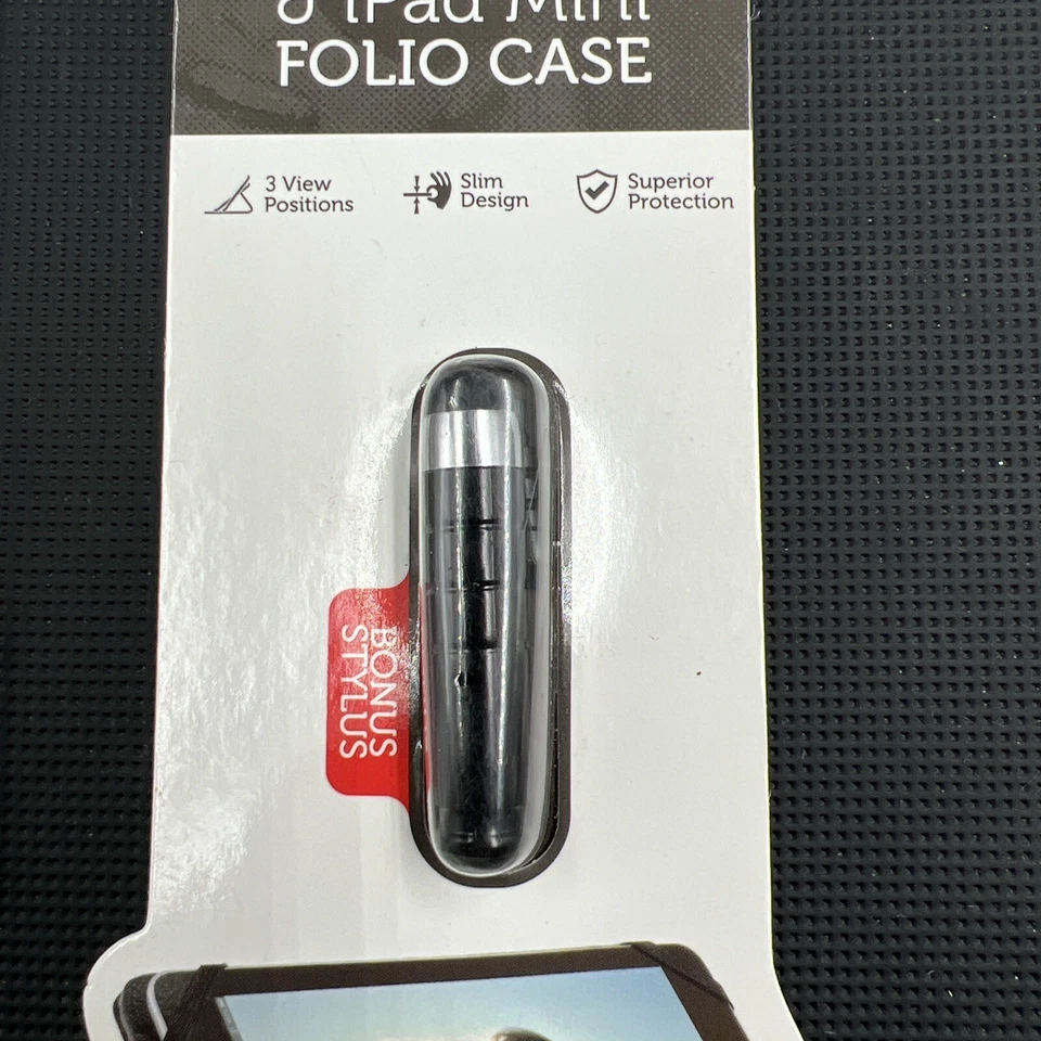 Polaroid Universal 7" Tablet Folio Case for iPad Mini With Bonus Stylus New - Image 4 of 4