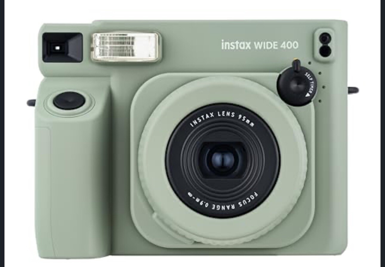 Fujifilm INSTAX Wide 400 Instant Camera in Green for Classic Wide-Format Prints-image