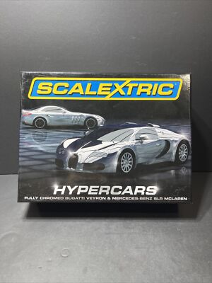 SCALEXTRIC MERCEDES SLR AND BUGATTI VEYRON LIMITED EDITION SET OF 5000  C3169A