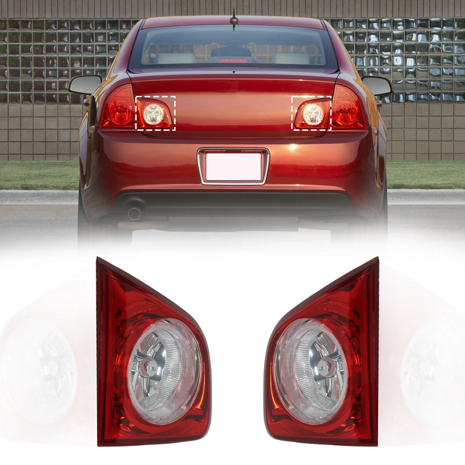 Juego de luces traseras interiores para Chevrolet Malibu 2008-2012 lado conductor y pasajero Foto 2 de 4