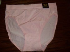 NWT WACOAL B-SMOOTH NYLN/SPANDX HI-CUT BRIEF PANTIES ROUCHED 834175 680 PINK XL