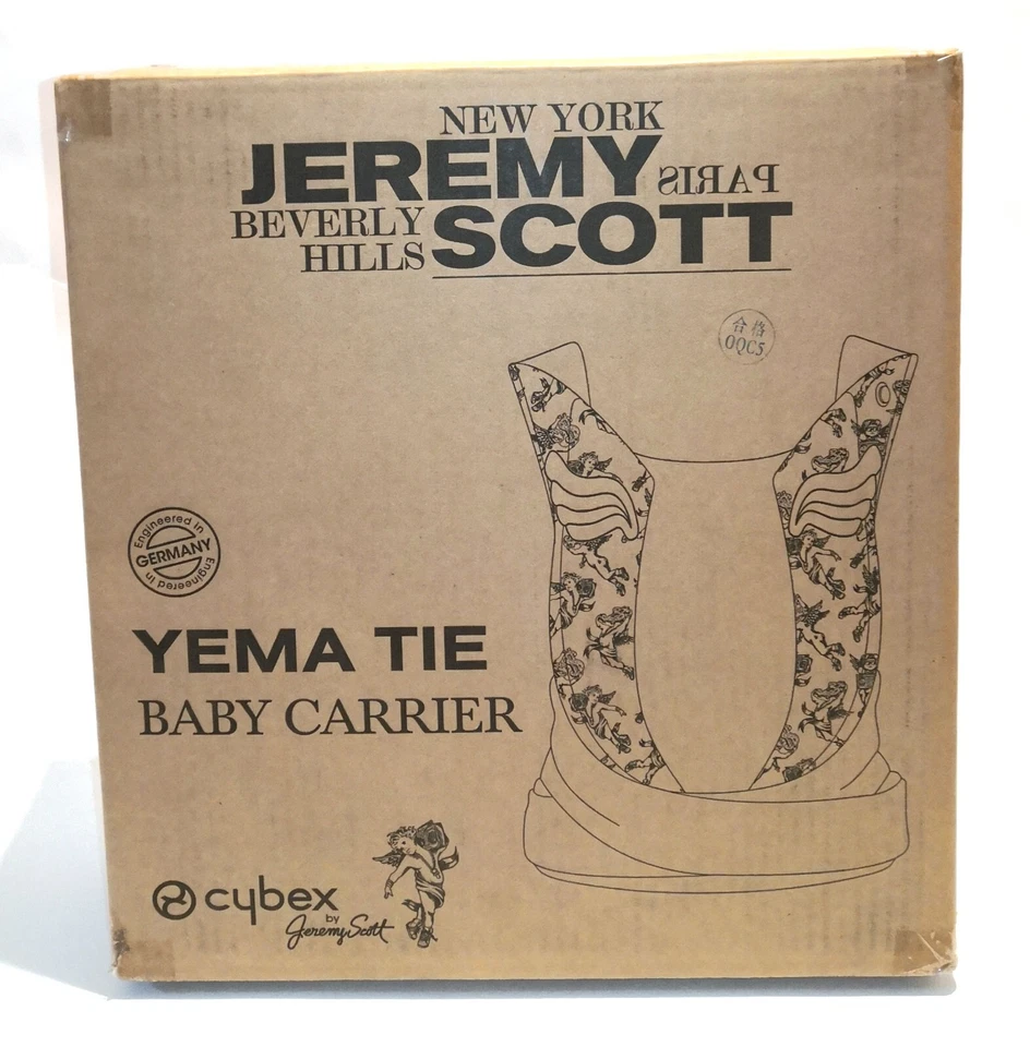 CYBEX Yema Tie Baby Carrier by Jeremy Scott - Cherub Blue - NUOVO - Immagine 4 di 4