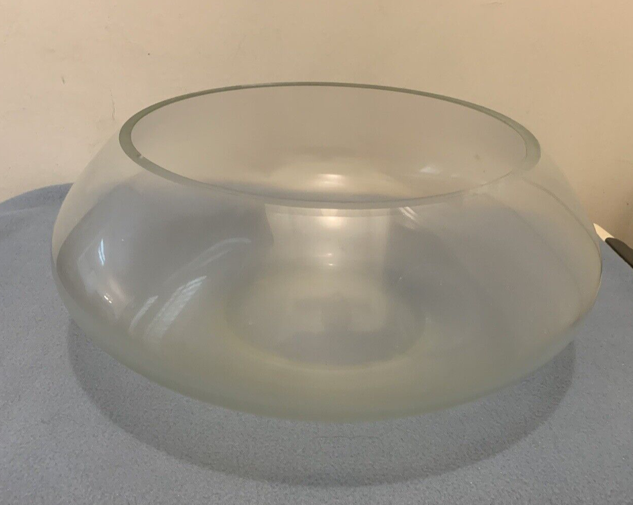 Vintage 14 PC Hand Blown Crystal Moderno Riekes Crisa Punch Bowl Set w