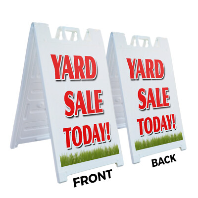 A-frame Sidewalk Yard Sale Today 24