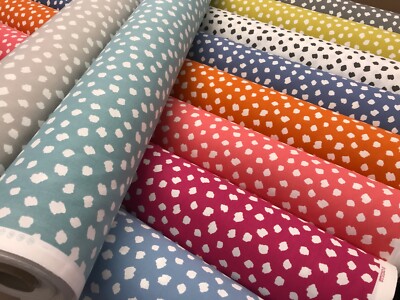 Bedruckter Baumwoll Polsterstoff, Gardinenstoff Clarke und Clarke Clouds 140cm breit