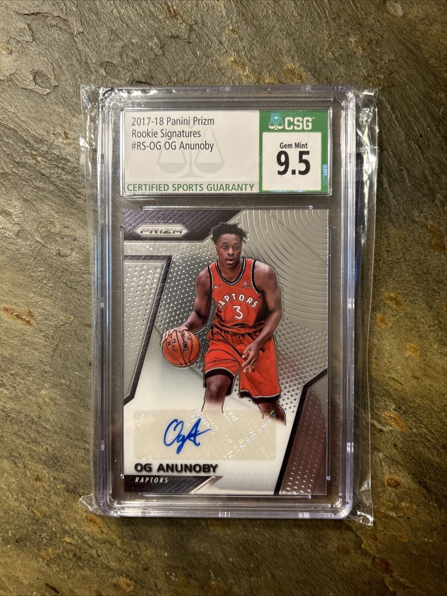 2017-18 Panini Prizm - OG Anunoby Signatures RC Auto
