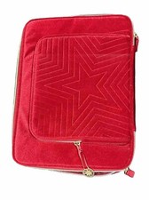 Estee Lauder Train Case Bag 2023 Limited Edition Red Velvet with Handle