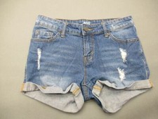 BDG Size 28 Womens Blue Low Rise Distressed Denim Boyfriend Shorts T258
