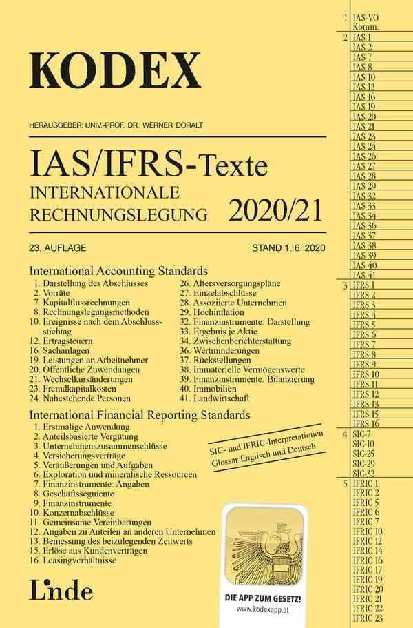 Thumbnail - Kodex Internationale Rechnungslegung Ias/ifrs - Texte 2020/2 ...