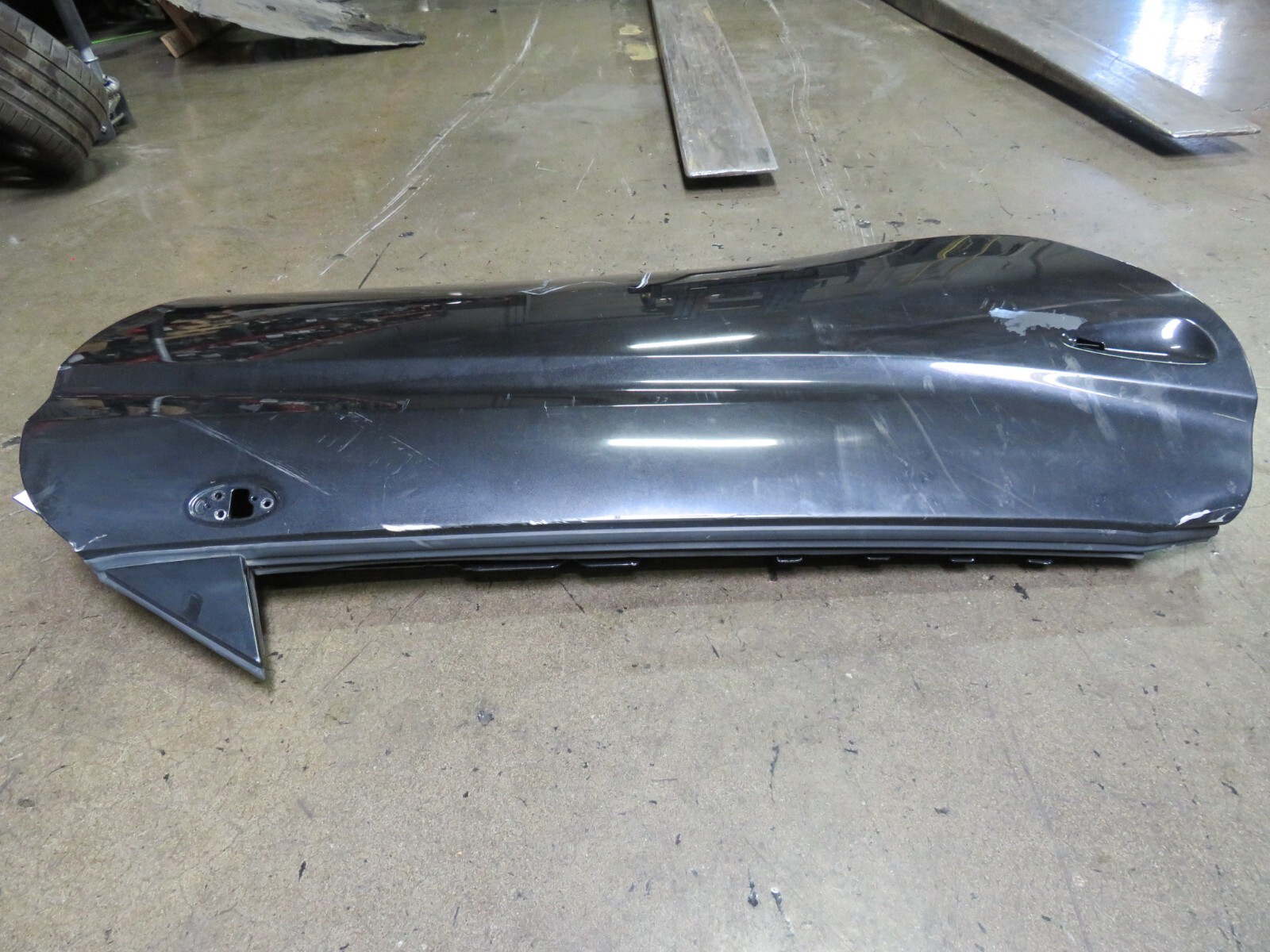 Ferrari California, RH, Right, Front Door Shell, Nero Daytona, Dmg, Used